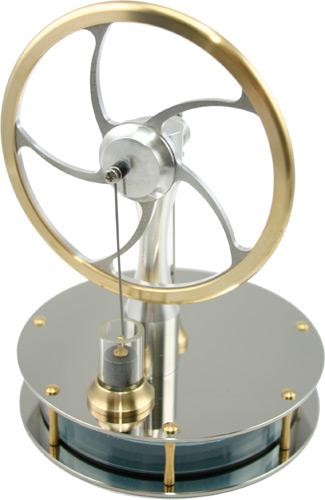 polished stainless steel Precision Stirling Engine