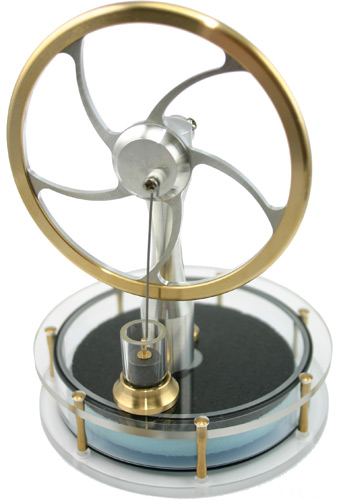Solar Powered Precision Stirling Engine