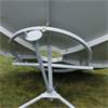 solar dish can be easily and quickly adjusted