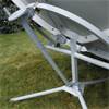 solar dish can be easily and quickly adjusted