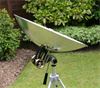 Close up of parabolic dish