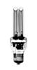 X-ray artwork of energy saver light bulb