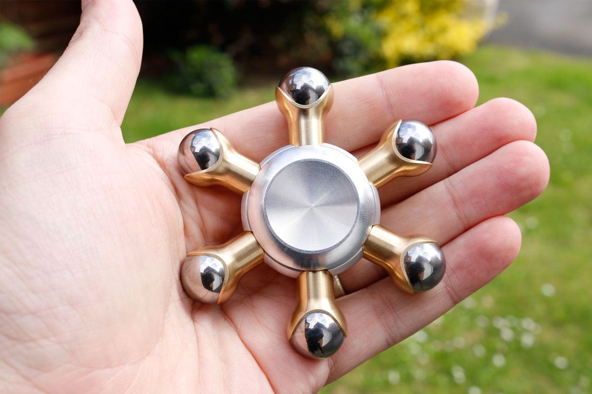 PREMIUM Fidget Spinner Metal Fidget Toy STEEL Fidget Hand Spinner Autism  ADHD